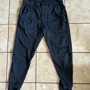 Men's Black Golf Jogger Pants